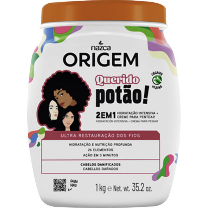 Creme Condicionante Origem 2 em 1 Querido Potão 1kg
