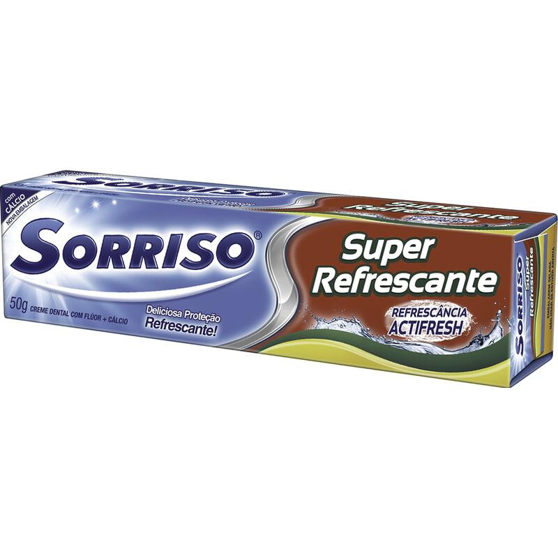 Creme Dental Sorriso Super Refrescância 50g