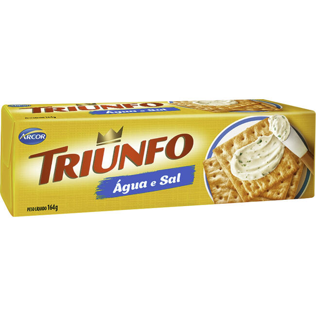 Biscoito Triunfo Água e Sal 164g