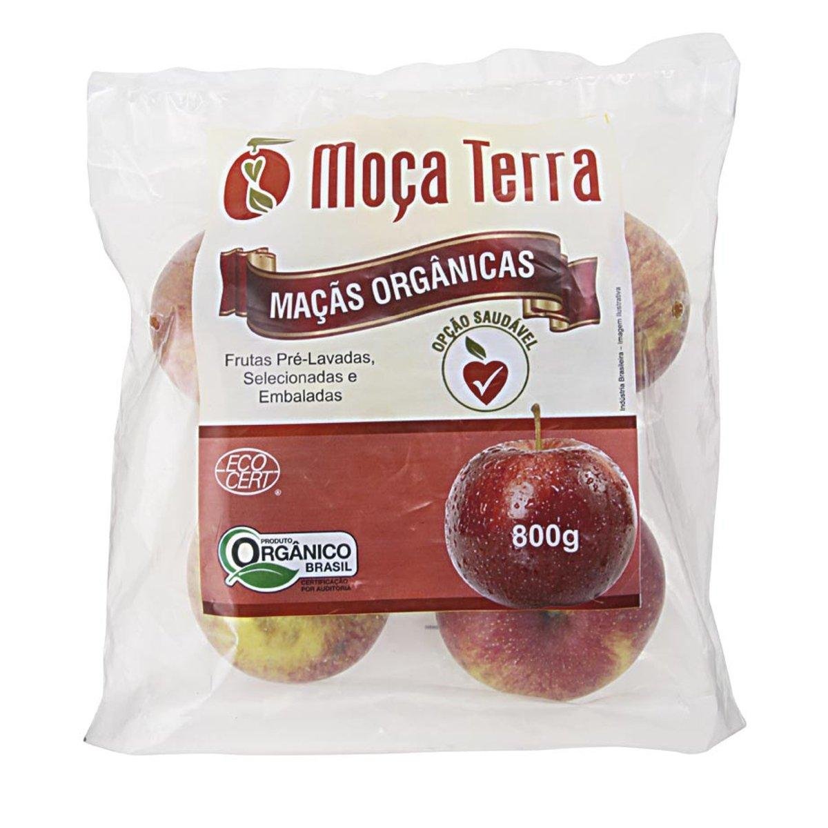 Maçã Orgânica MOÇA TERRA Pacote 800g