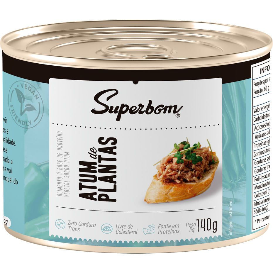 Atum SUPERBOM de Plantas 140g