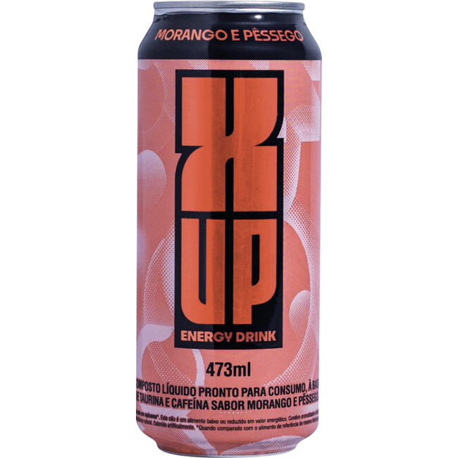 Energético X-Up Morango e Pêssego 473ml