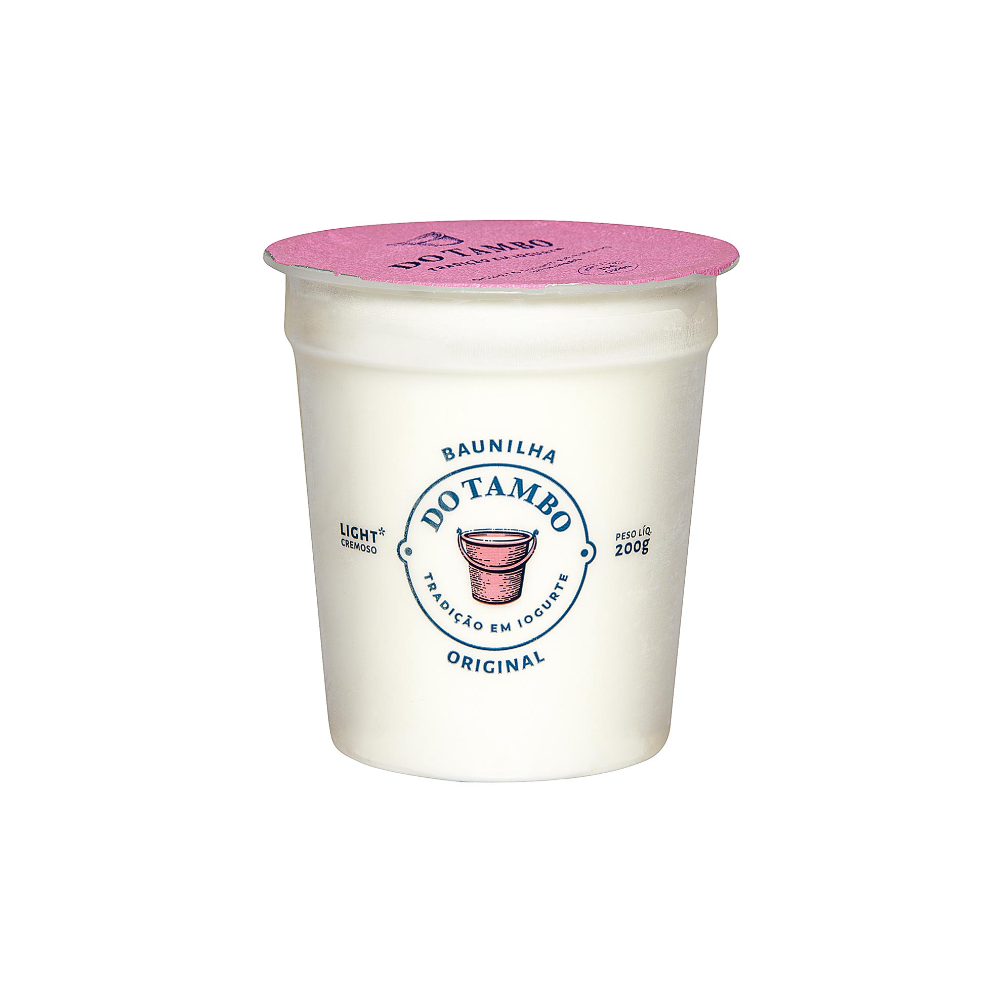 Iogurte de Baunilha Cremoso Light sem Lactose Do Tambo 200g