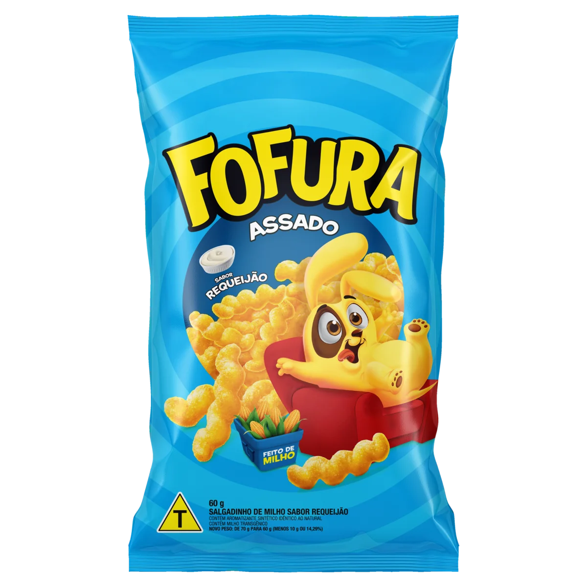 Salgadinho Lucky Fofura Requeijão 60g