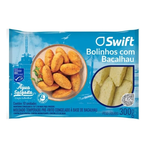 Bolinho de Bacalhau Swift 300g