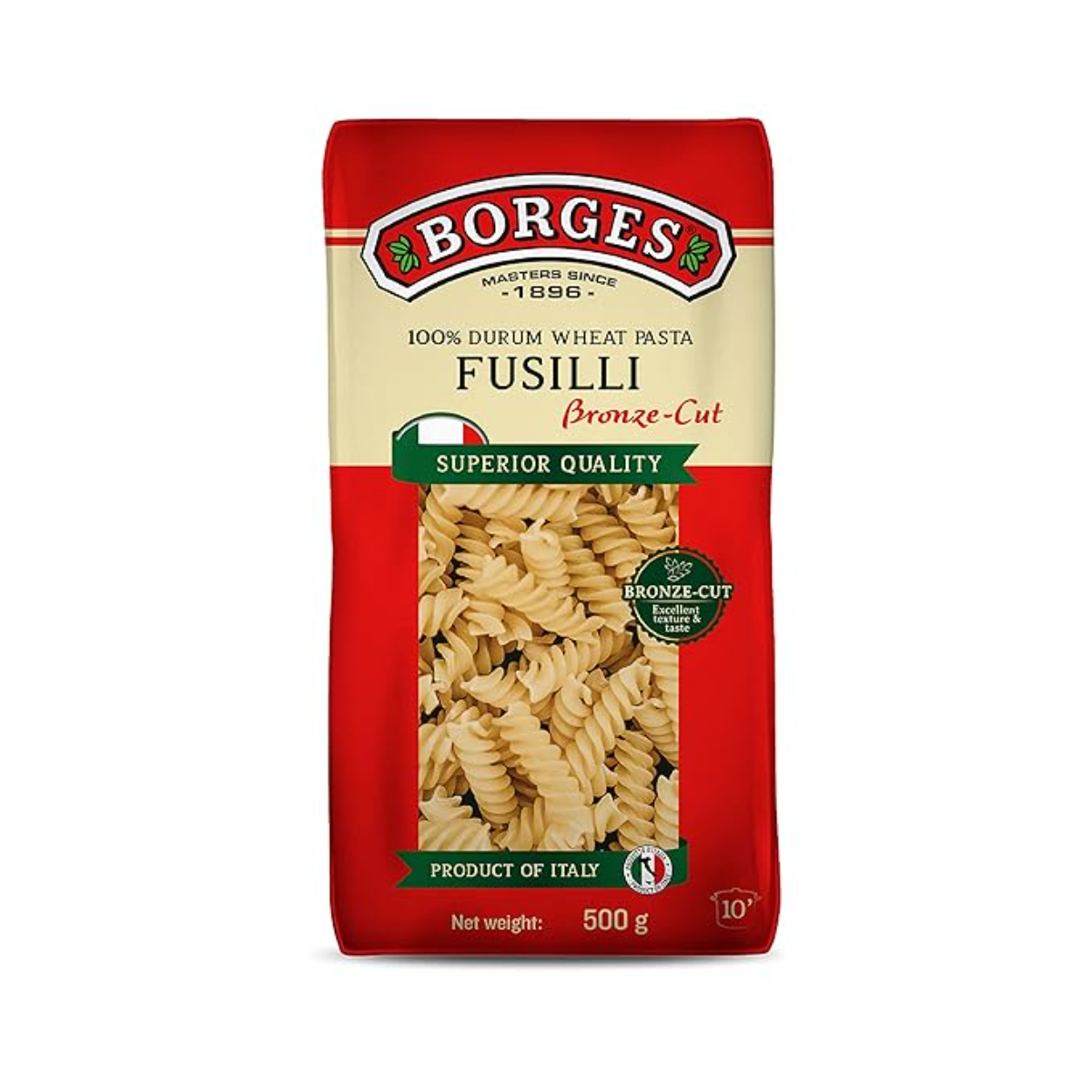 Macarrão Borges Grano Duro Fusilli 500g