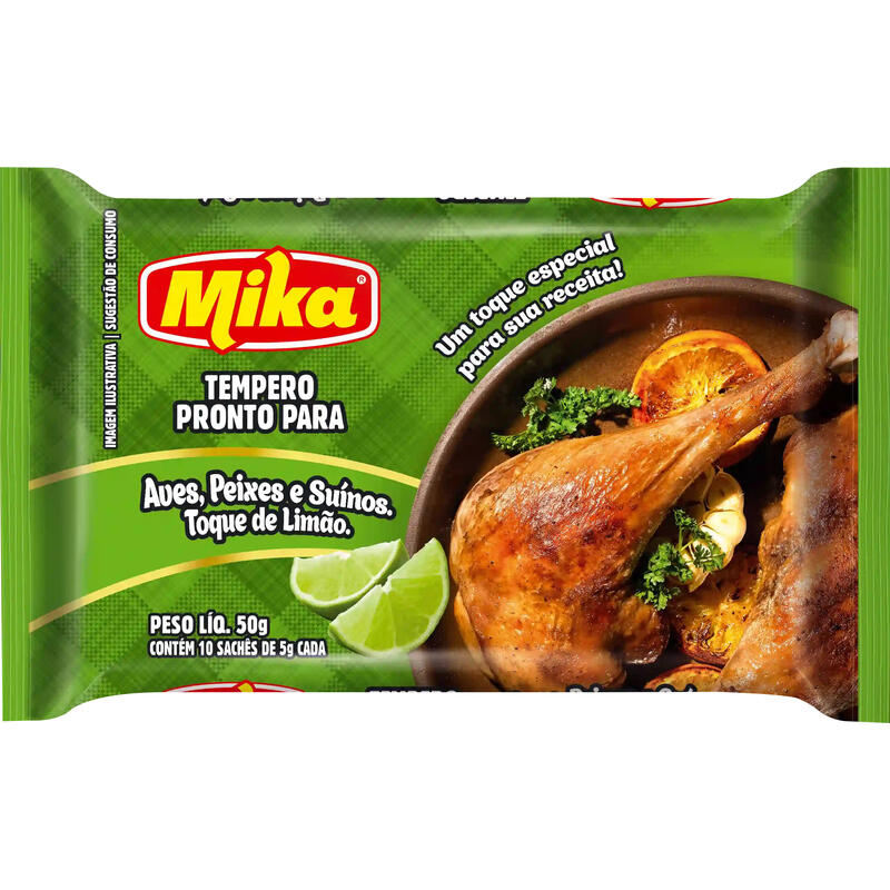 Tempero Mika Toque de Limão 50g