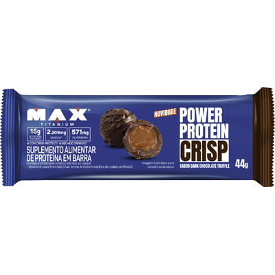 Barra de Proteína MAX TITANIUM Power Protein Crisp 44g