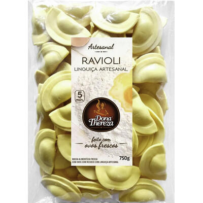 Ravioli Dona Thereza Linguiça Artesanal 750g