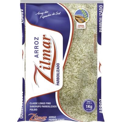 Arroz Zilmar Parboilizado Tipo 1 1kg