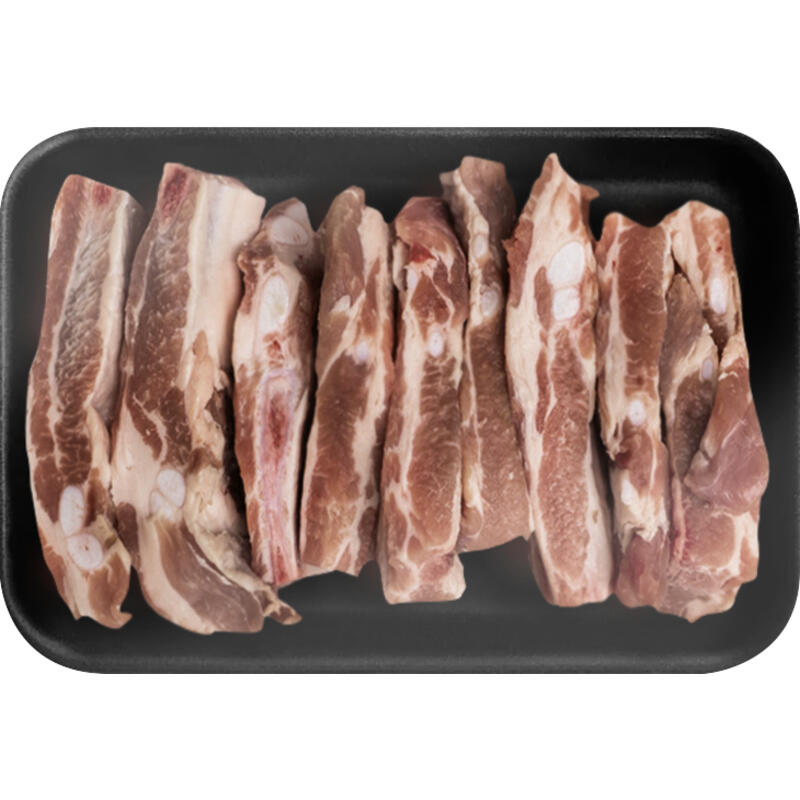 Carne Suína Fatiada Costela Resf Preço por quilo na bandeja