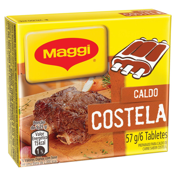 Caldo Maggi Sabor Costela Tablete 57g