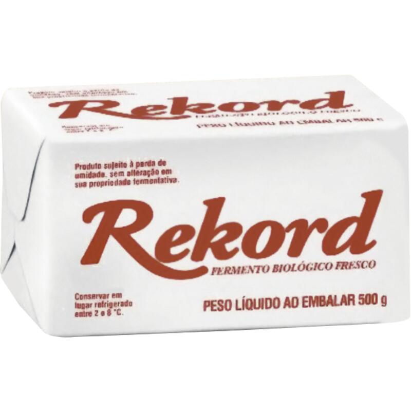 Fermento Biológico Rekord Fresco 500g
