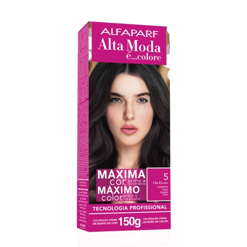 Coloração Alfaparf Castanho Claro 5.0 150g