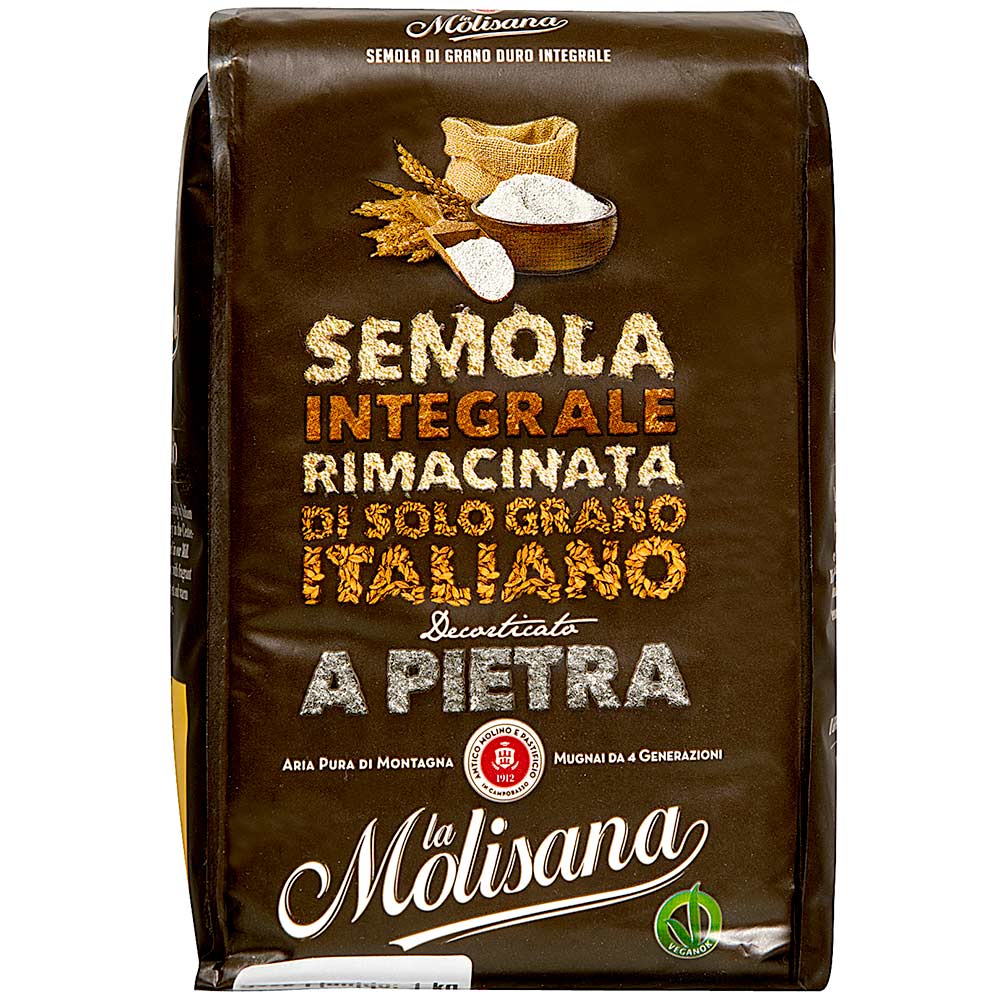 Farinha de Sêmola de Trigo Integral La Molisana 1kg