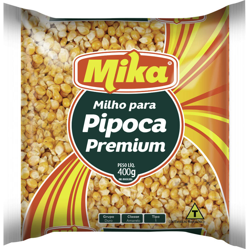 Milho para Pipoca Mika Importada 400g