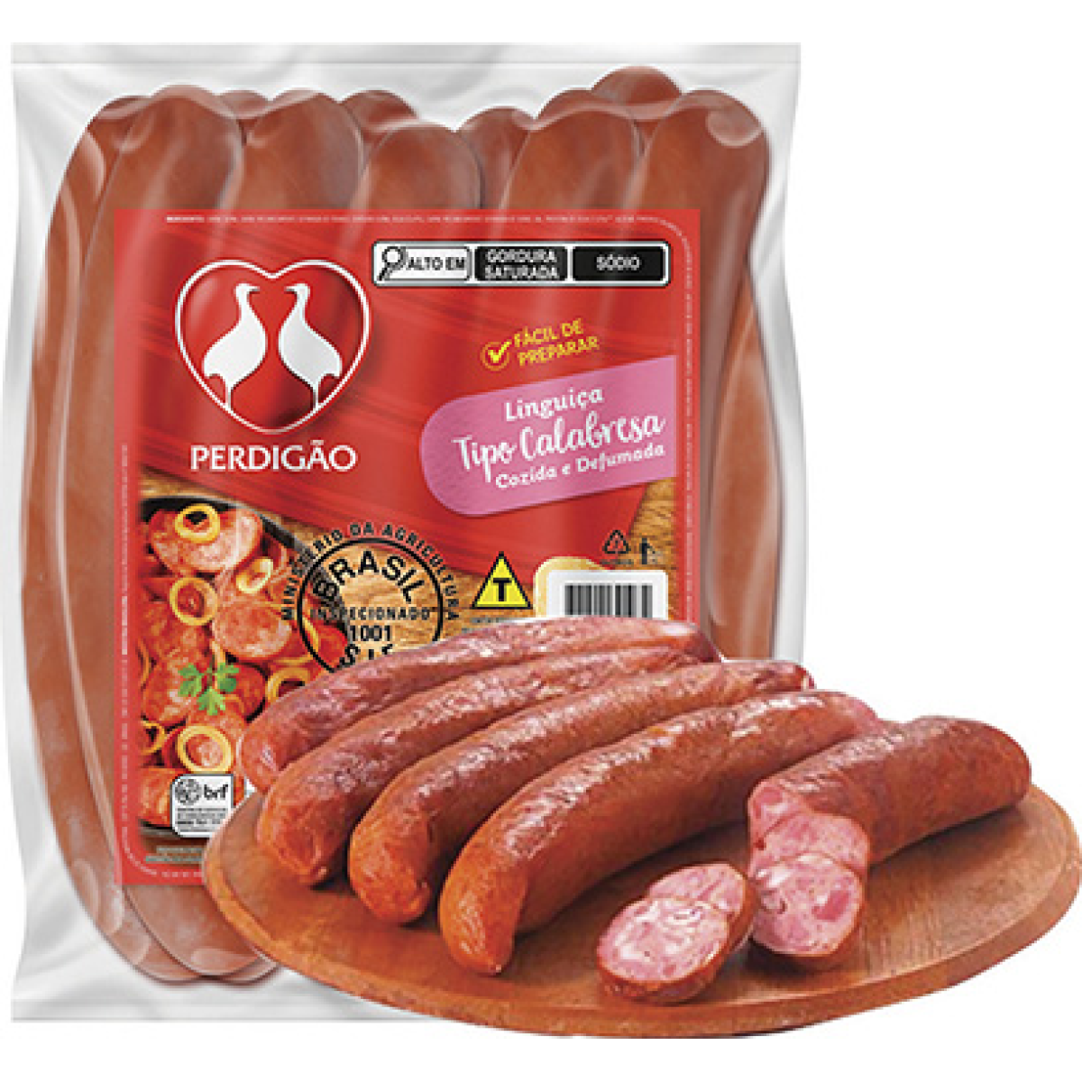Linguiça Tipo Calabresa Defumada Bandeja Perdigão 500G
