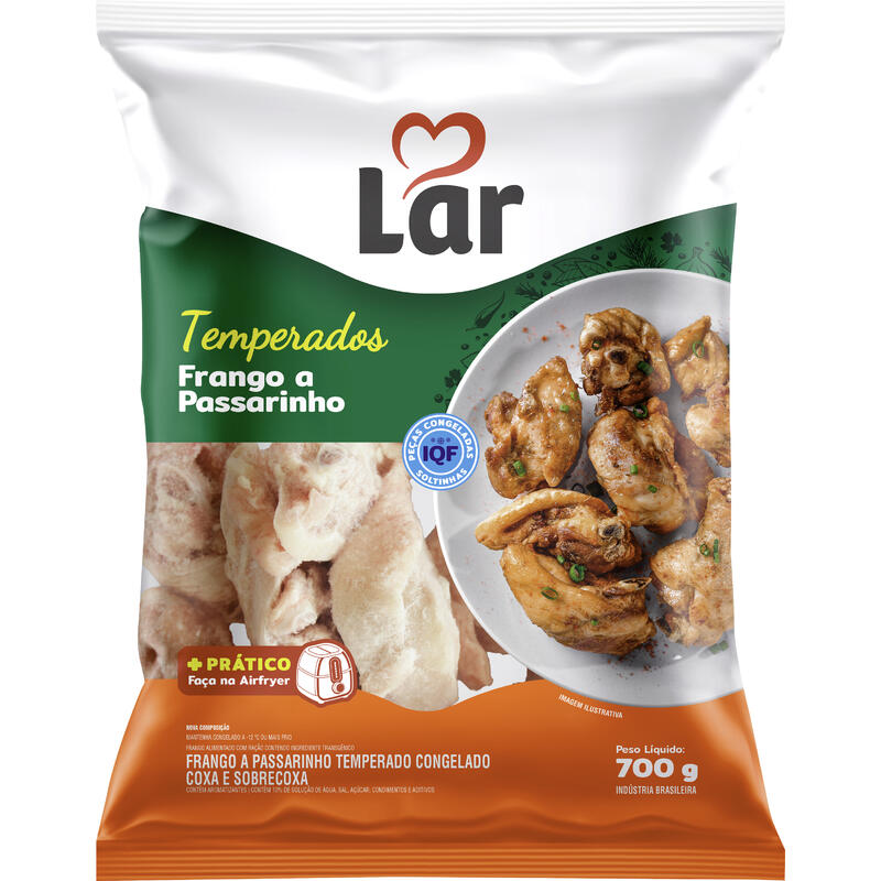 Frango a Passarinho Lar 700g - Temperado - IQF