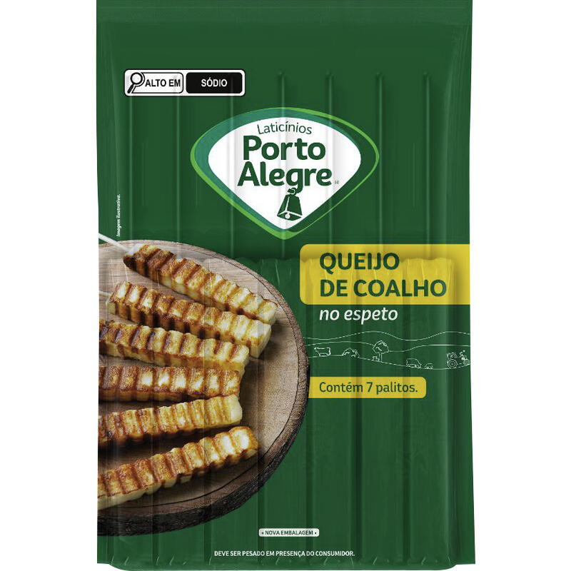Espeto de Queijo Coalho Porto Alegre Preço por quilo no pacote