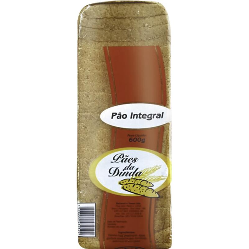 Pão de Forma Pães da Dinda Integral 600g