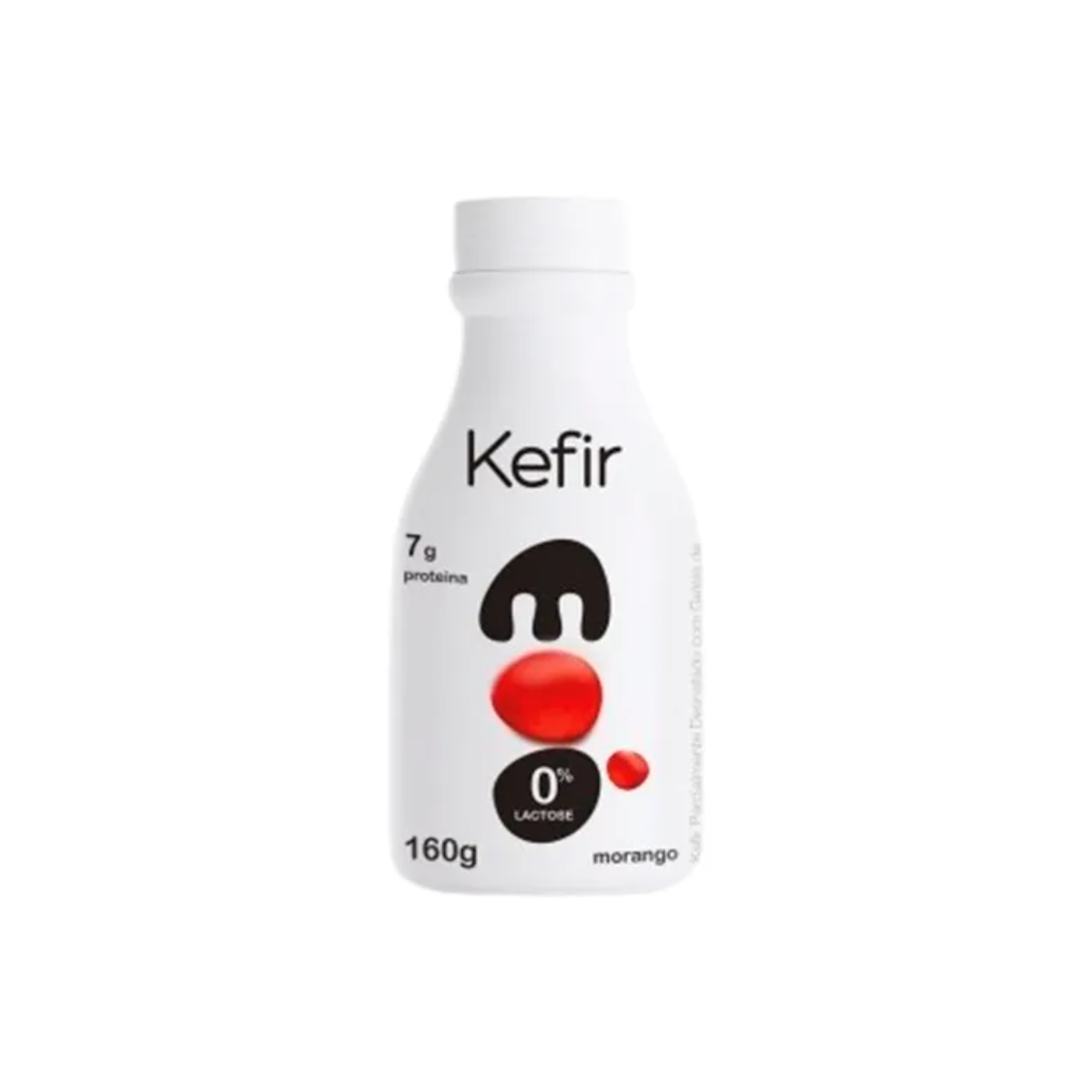Kefir MOO Morango Zero Lactose 160g