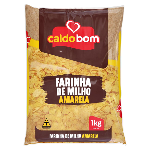 Farinha de Milho Caldo Bom 1kg - Amarela