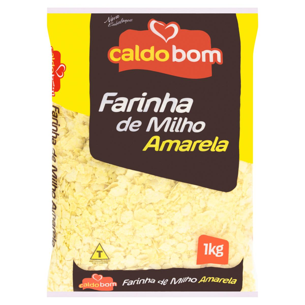 Farinha de Milho Caldo Bom 1kg - Amarela