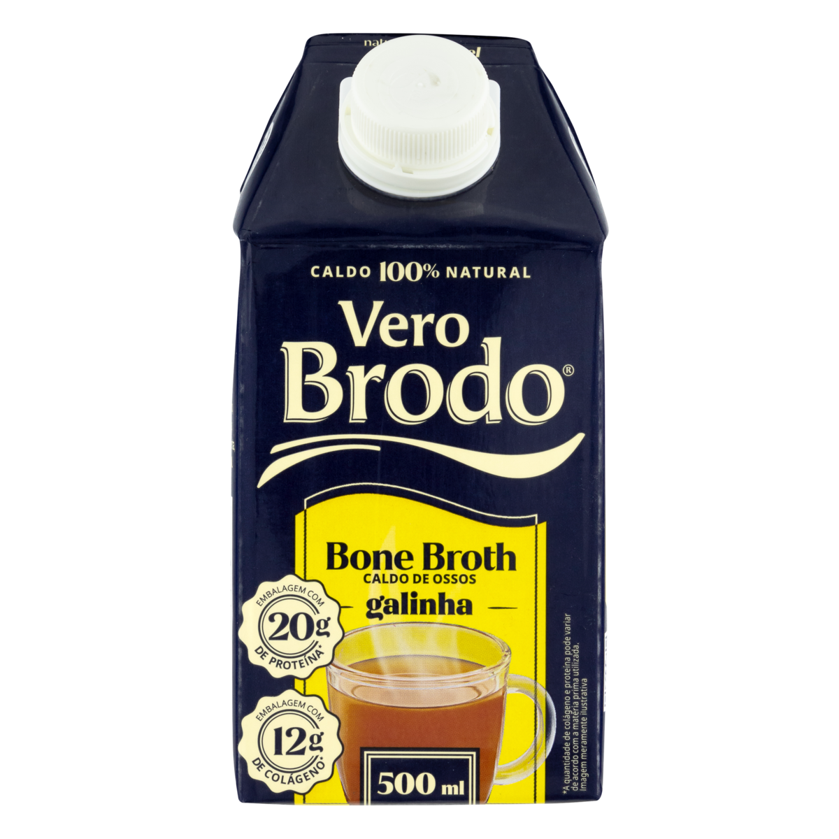 Caldo Líquido Galinha Vero Brodo Bone Broth 500ml