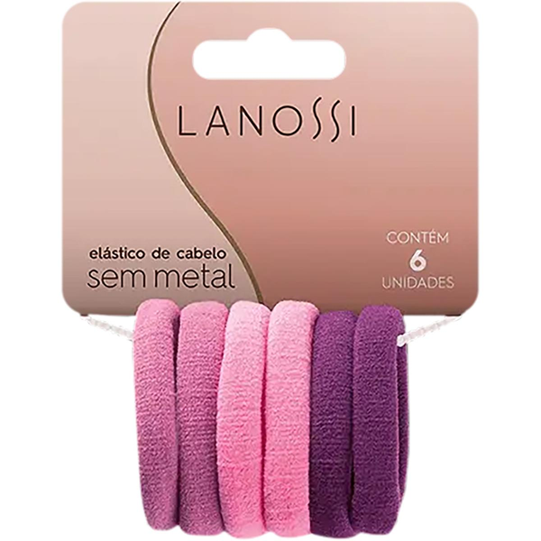 Kit de Elásticos Lanossi Viola - Com 6 Elásticos