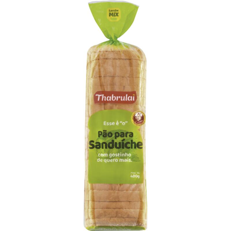 Pão para Sanduíche Thabrulai 400g