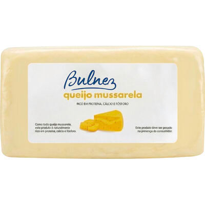 Queijo Mussarela Bulnez F2 Preço por quilo na peça