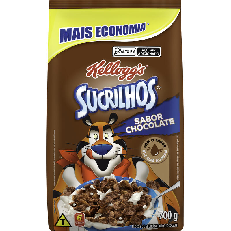 Cereal Matinal Sucrilhos Kellogg's Chocolate 700g