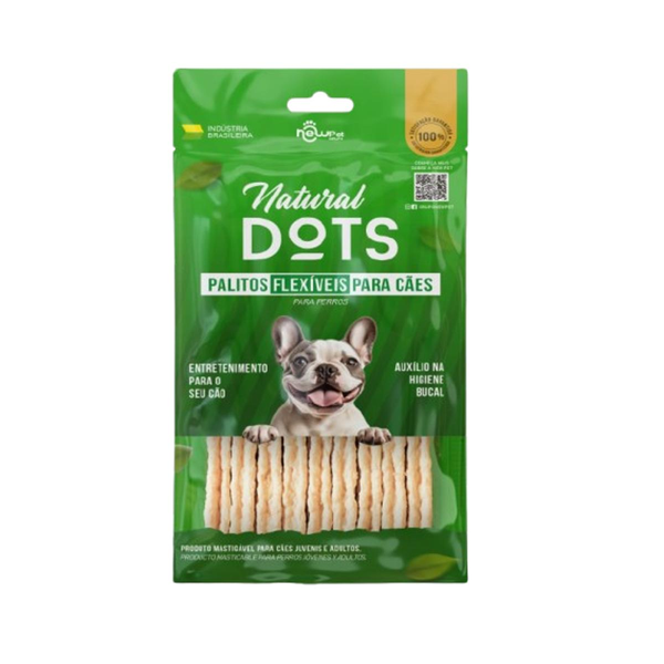 Petisco Natural Dots 70g - Palito Rígido - Natural