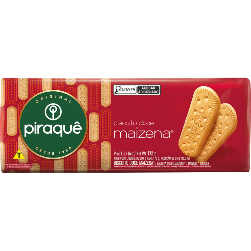 Biscoito PIRAQUÊ Maizena 175g