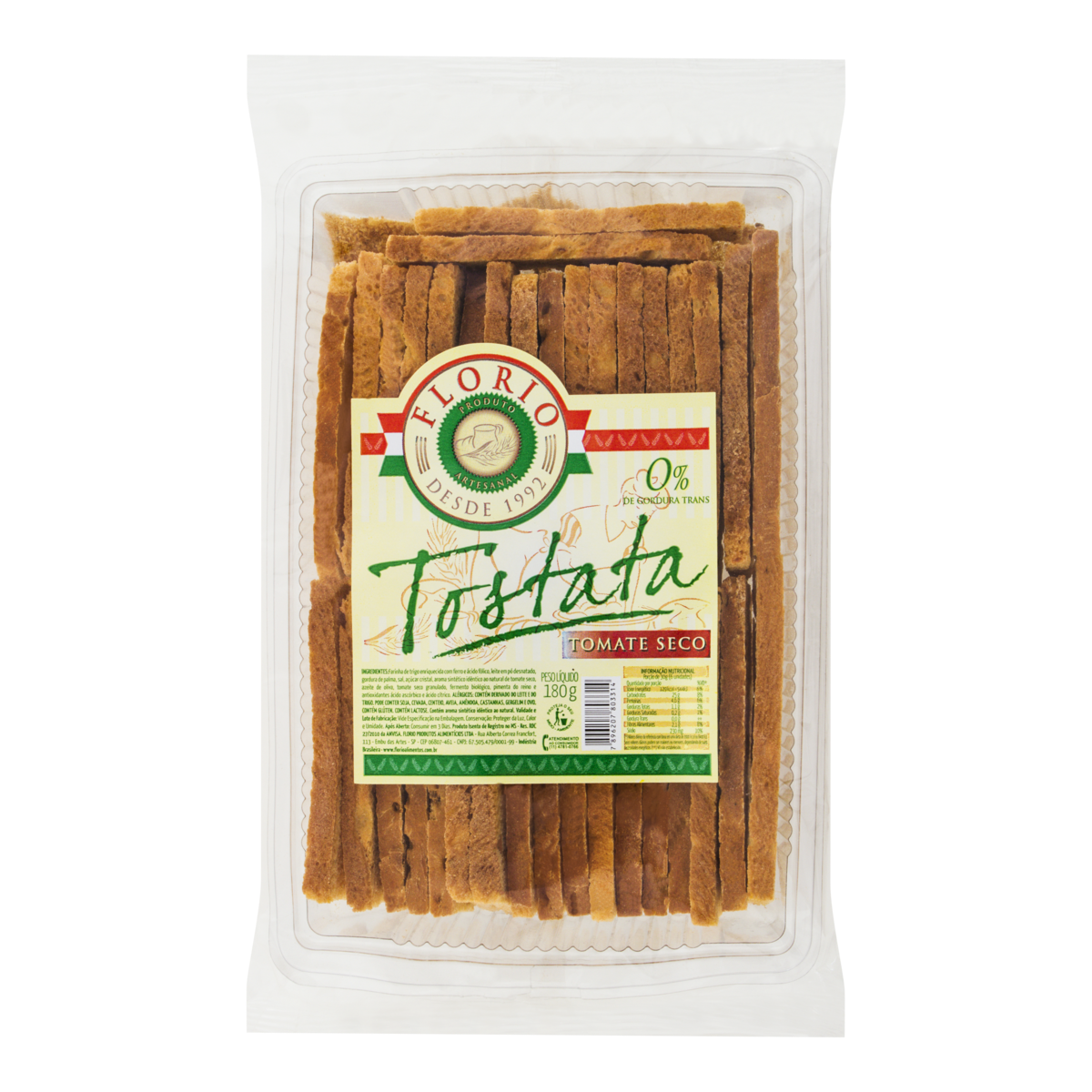 Tostata Tomate Seco FLÓRIO 180g