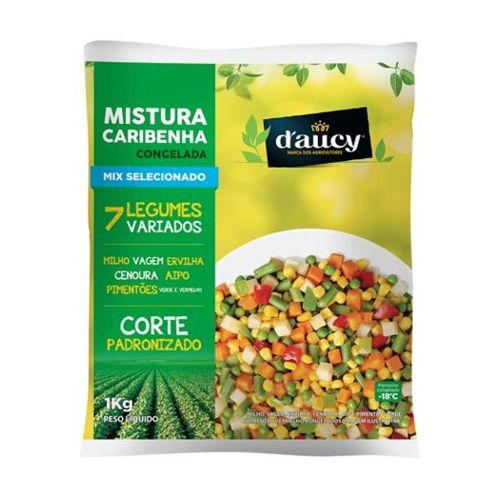 Mistura Caribenha D`aucy Congelada 1kg