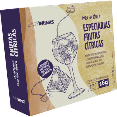 Especiarias EASY DRINKS Frutas Cítricas 16g