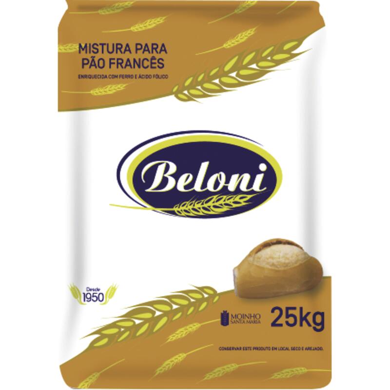 Mistura Pão Francês Beloni 25kg