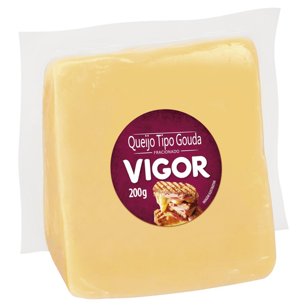 Queijo Gouda Fracionado Vigor 200g