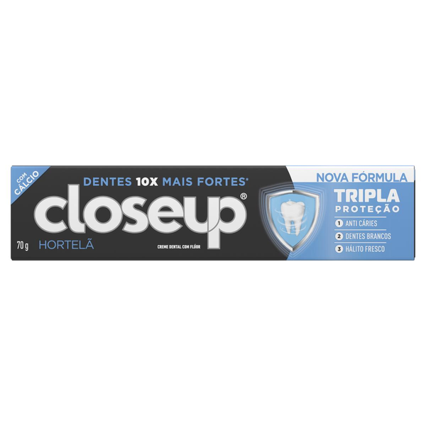 Creme Dental Closeup Hortelã Tripla Proteção 70g