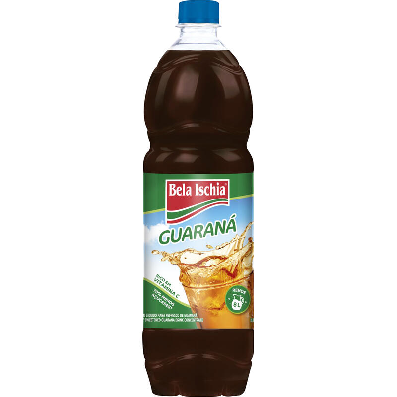 Xarope de Guaraná Bela Ischia 1L