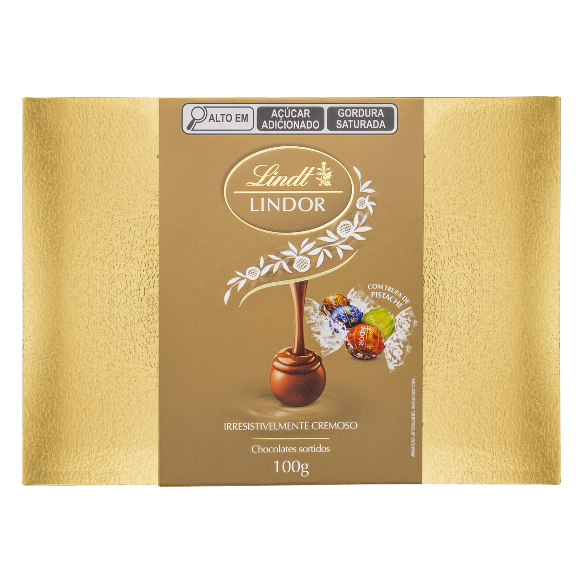 Chocolate Sortido Lindt Lindor Caixa 100g