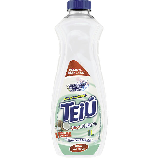 Lava Roupas Líquido Teiú Coco Delicate 1L
