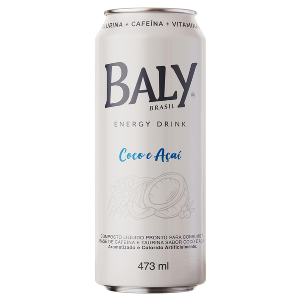 Energético Coco e Açaí Baly Lata 473ml