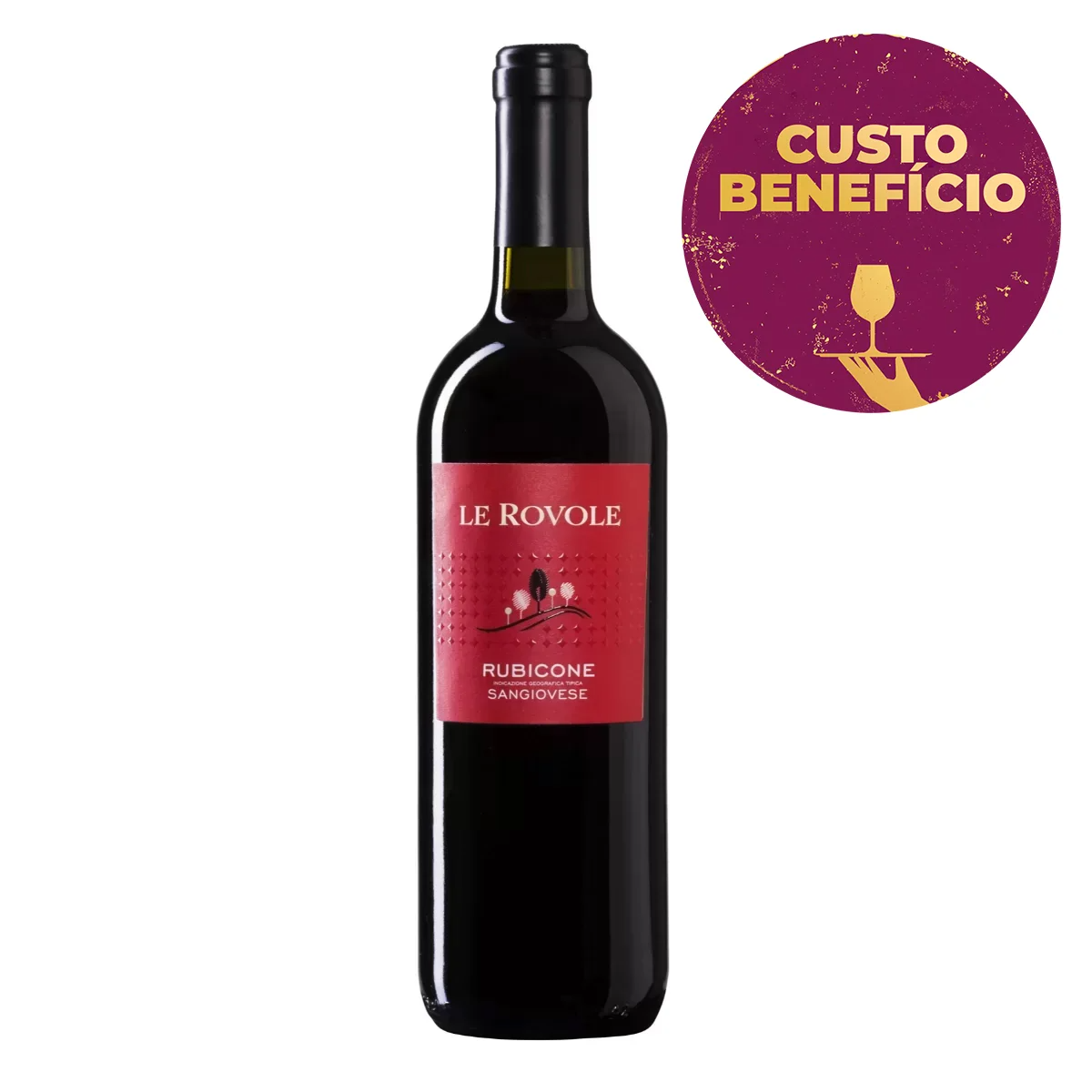 Vinho Tinto Italiano Le Revole Rubicone Sangiovense 750ml