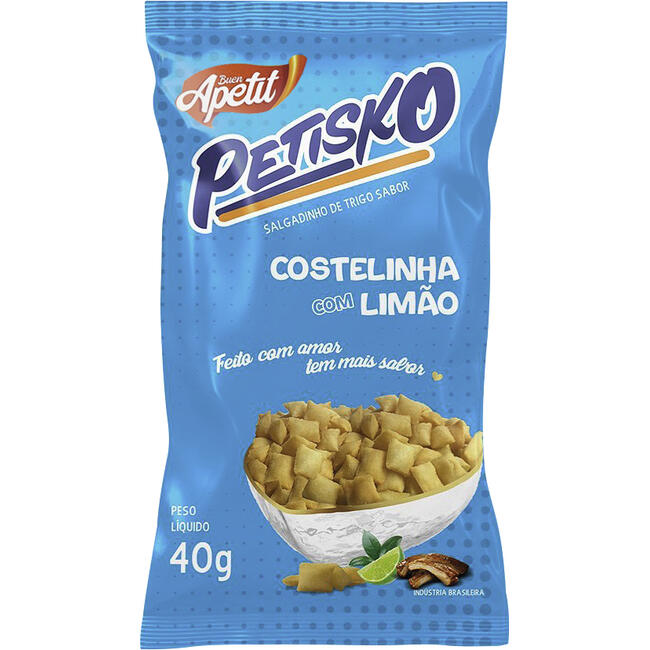 Salgadinho Apetit Costelinha com Limão 40g