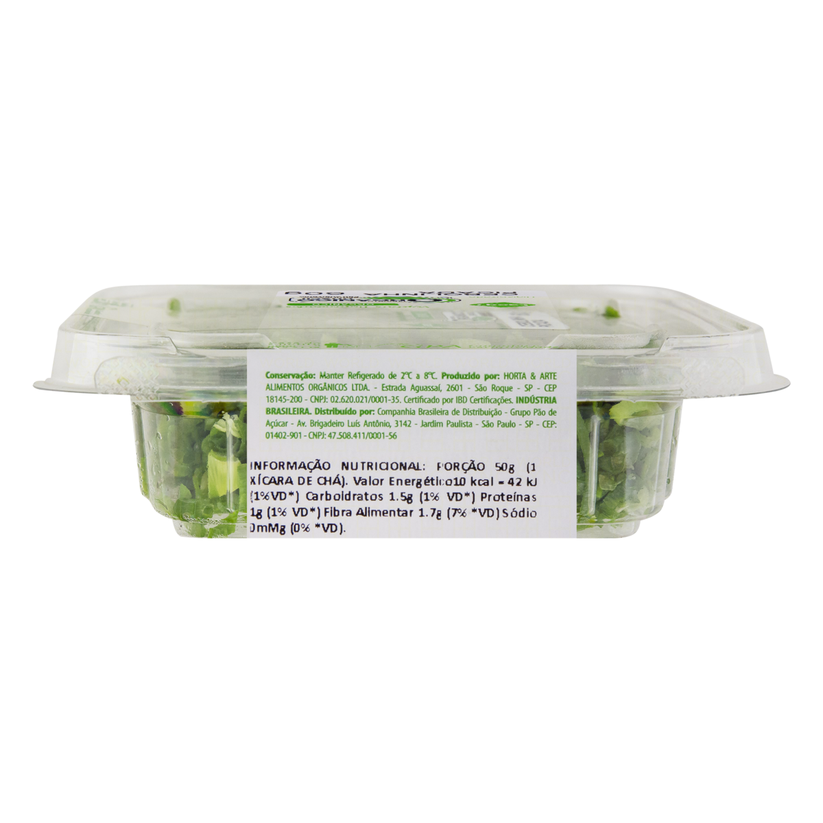 Cebolinha Picada Orgânica Higienizada Taeq 60g