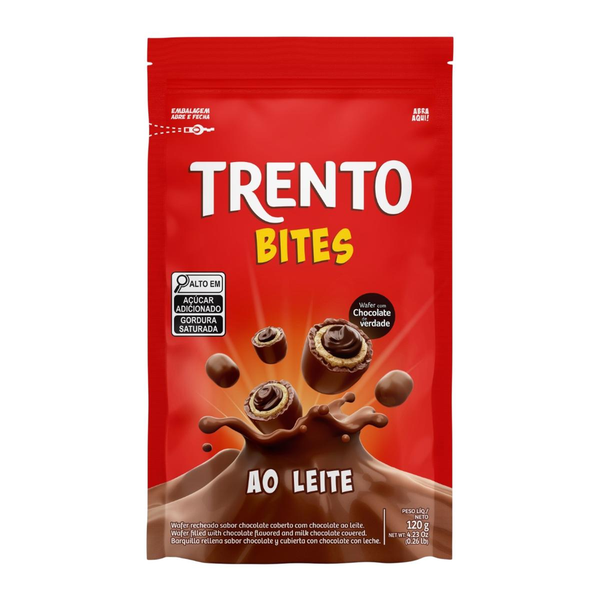 CHOC.TRENTO BITES AO LEITE 120