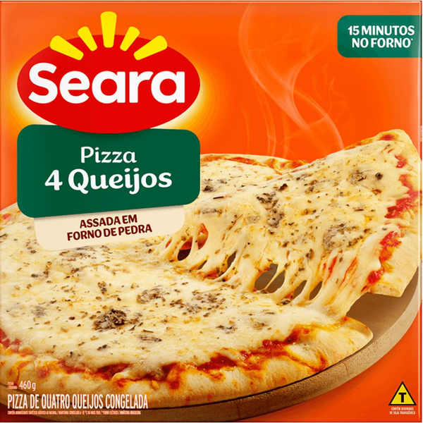 Pizza Seara Quatro Queijos 460g