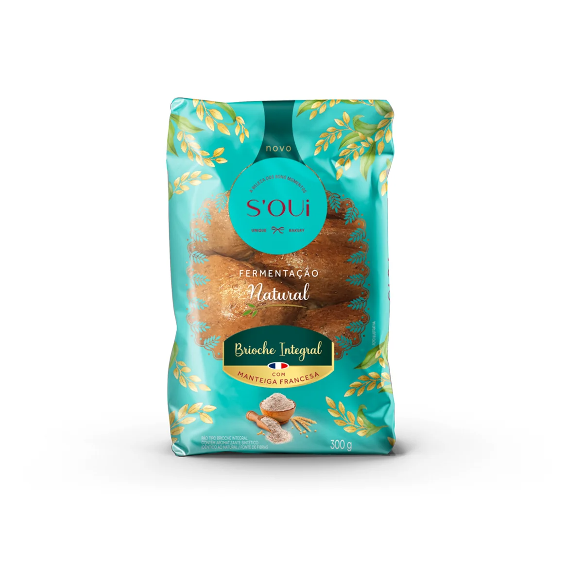 Pão Brioche Integral SOUi 300G